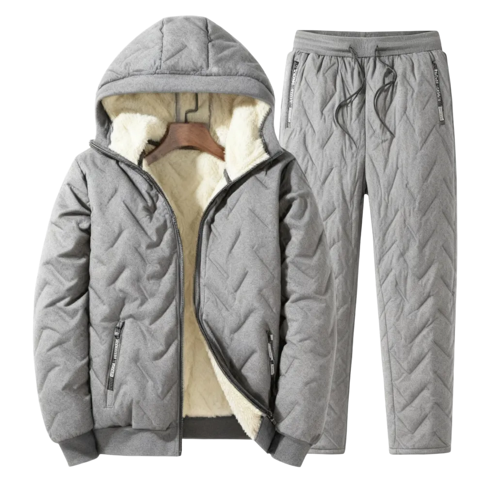Men’s Autumn Winter Fleece Thickened Set