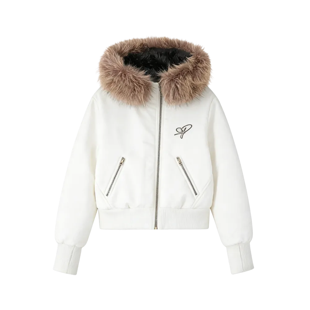 Winter Faux Fur Collar Jacket