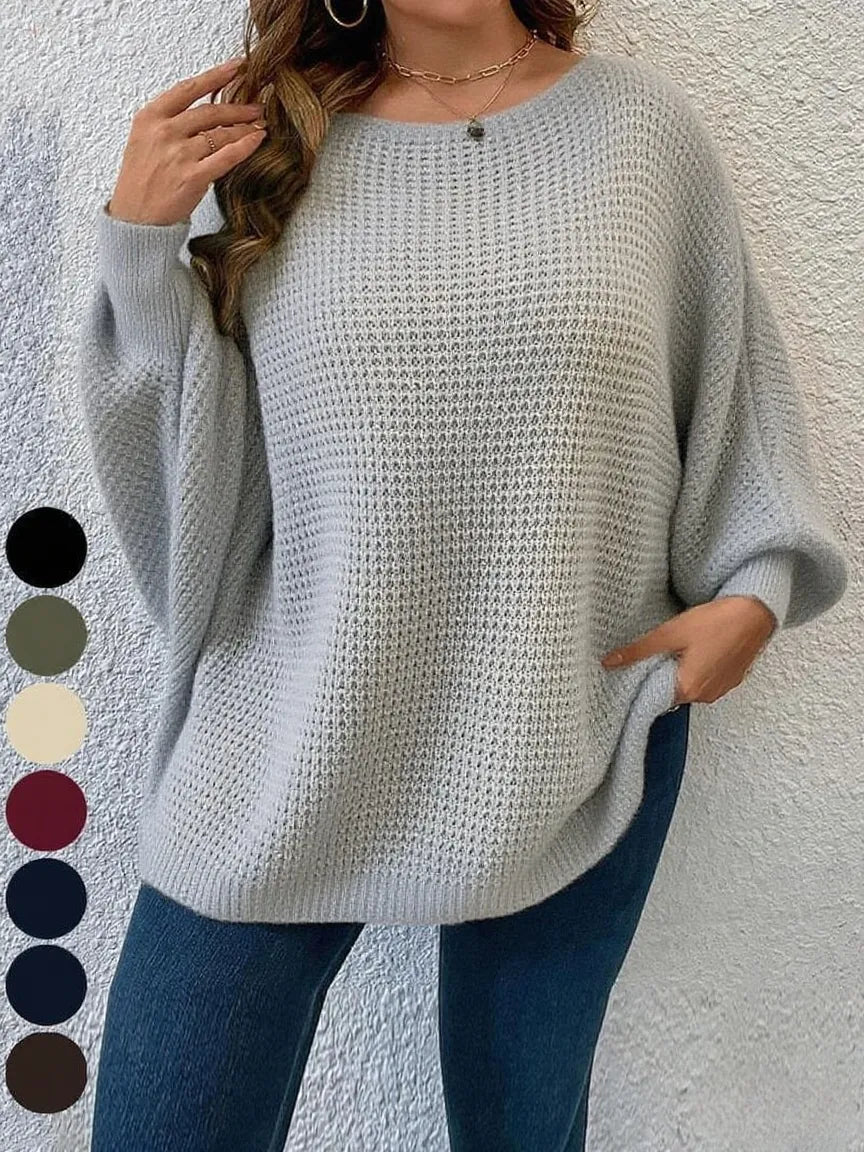 Fall Outfits, Casual Long Sleeve Jumper for Fall, Women's Plus Clothing for Daily Wear