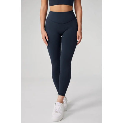 Women's 8-Piece Set High-Waisted Seam Sports Leggings