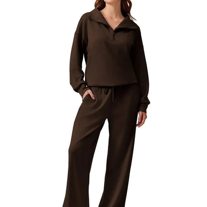 Women's Two-Piece Sports Set Long-Sleeved