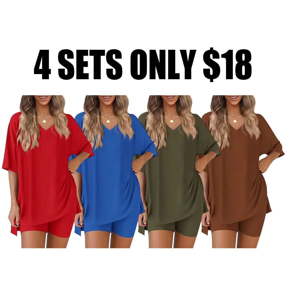 Women'S Summer Casual Loose Two-Piece Set