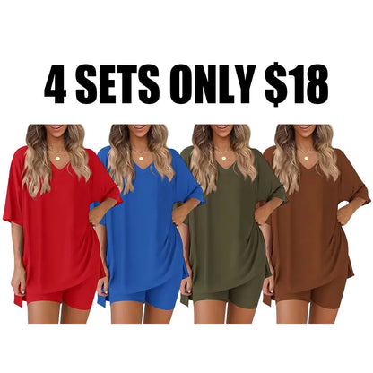 Women'S Summer Casual Loose Two-Piece Set