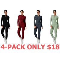4-Pack (Black,Burgundy,Dark Gray,Mint Green)