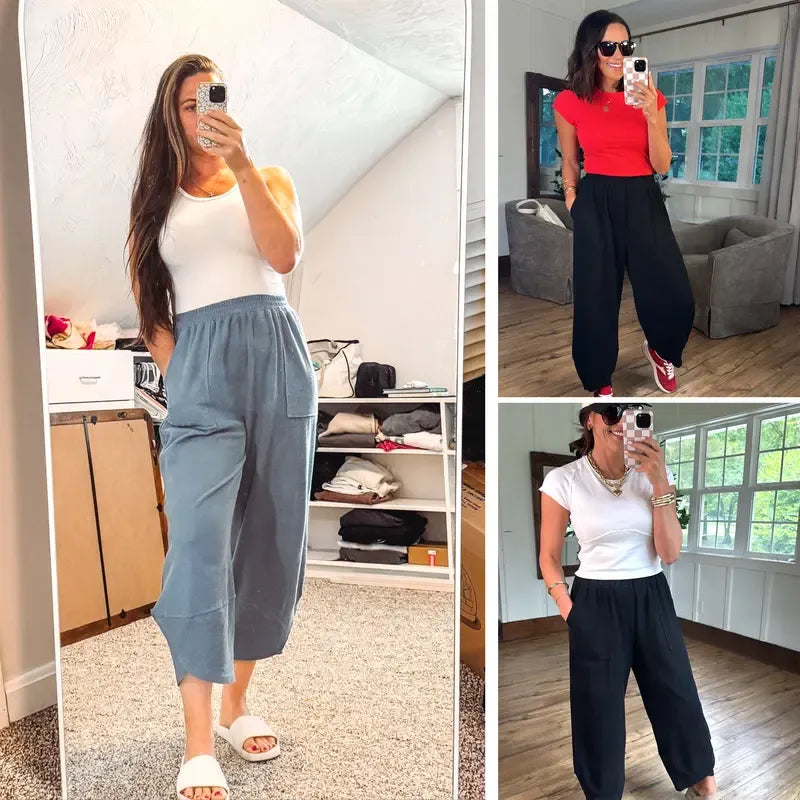 Women's Wide Leg Harem Pants