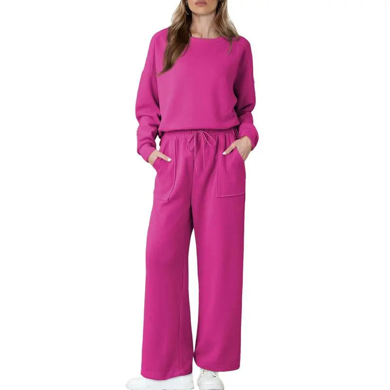 Women's Cotton 2 Piece Outfits Sweatsuit Casual