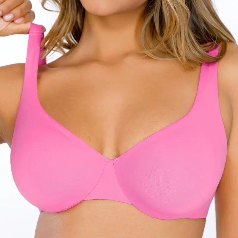 Bras for Women Comfort Underwire Balconette Bras Plus Size Full Coverage No Padded Seamless Everyday Bras Womenswear Comfortable