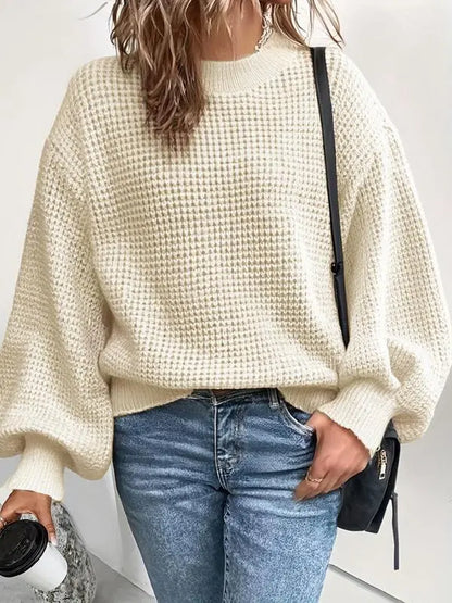 Women's Colorblock Drop Shoulder Sweater