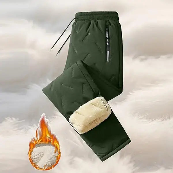 Men’s Thermal Fleece-Lined Winter Pants – Warm, Functional & Stylish Outdoor Trousers