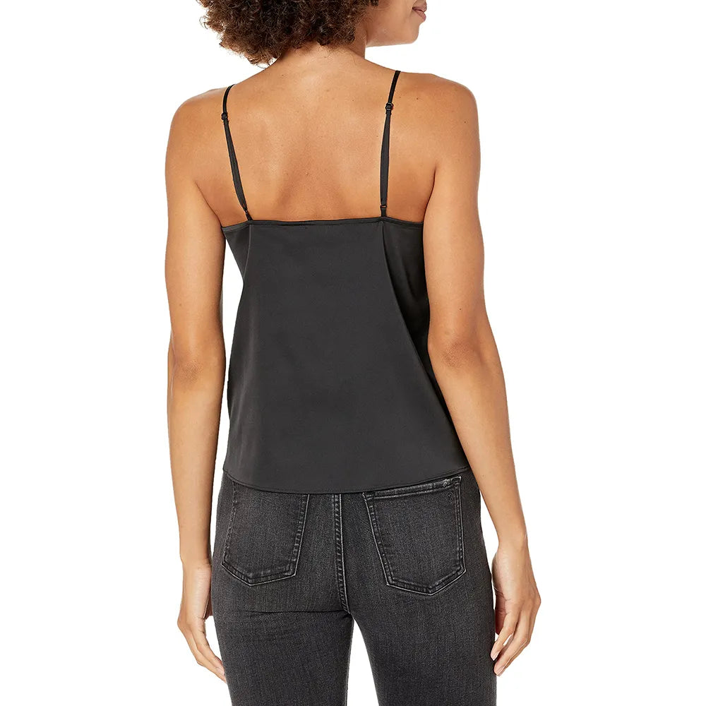 Lace Trim Satin Camisole