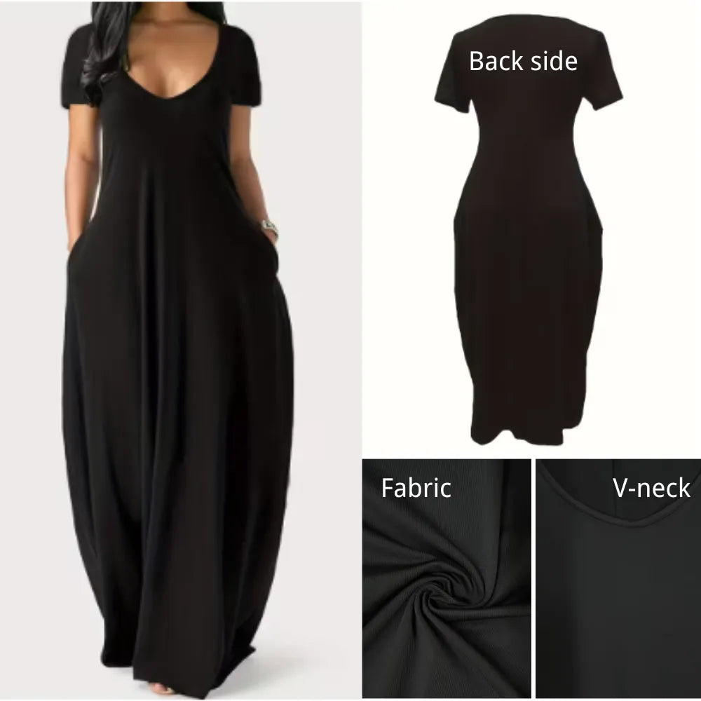 Women's Long Fitted Dress