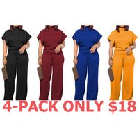 4-Pack (Black,Wine Red,Royal Blue,Orange)