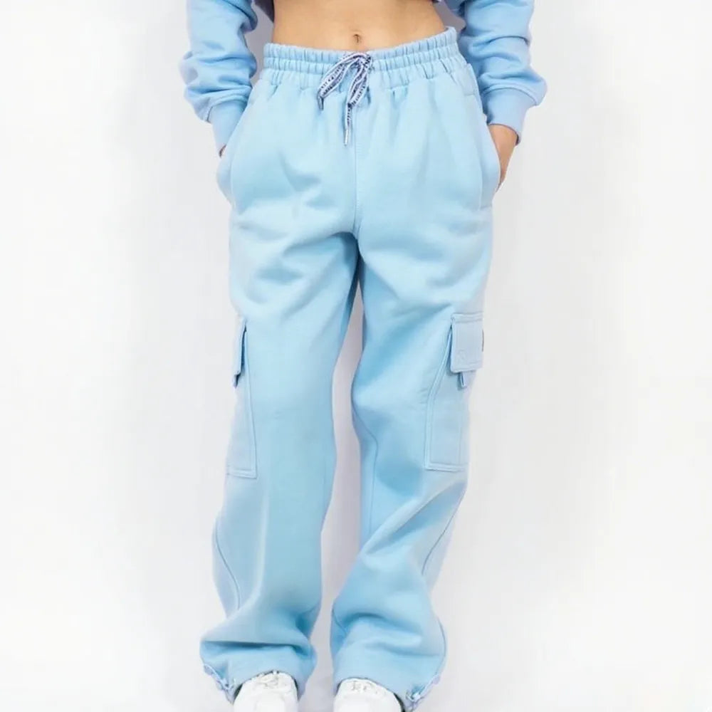 Women's Heavyweight Baggy Cargo Sweatpants