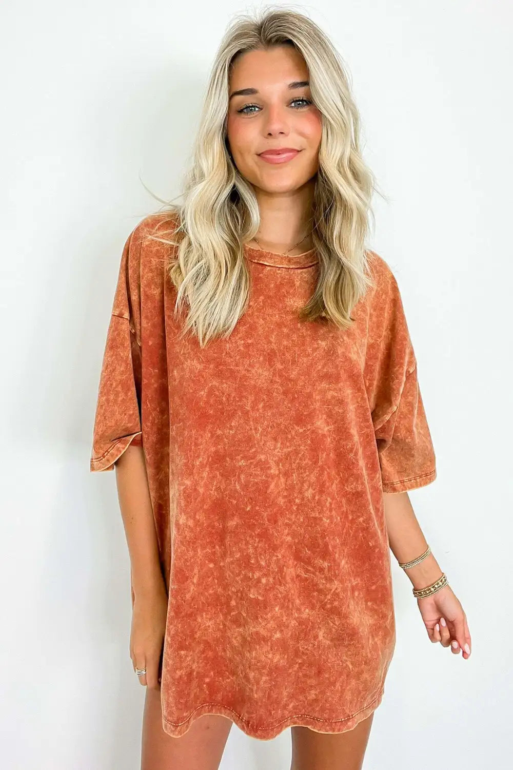 Weekend Awaits Mineral Wash Oversized Top - BACK IN STOCK