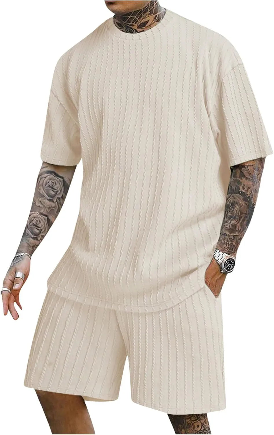 💝Last day promotion! Men's two-piece textured suit