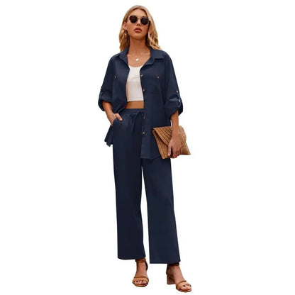 Women 2 Piece Linen Sets