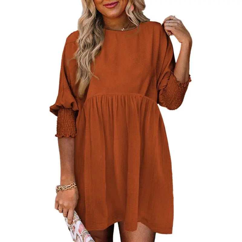 Women's Black Summer Tunic Dress
