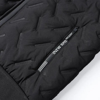 Men's Winter Warm Jacket with Fleece Lining Regular Fit