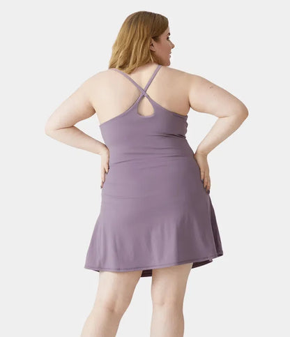 Plush Backless Active Dress-Easy Peezy