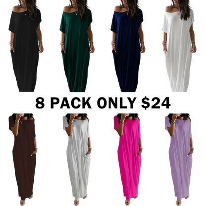 Batwing Sleeve Lounge Dress