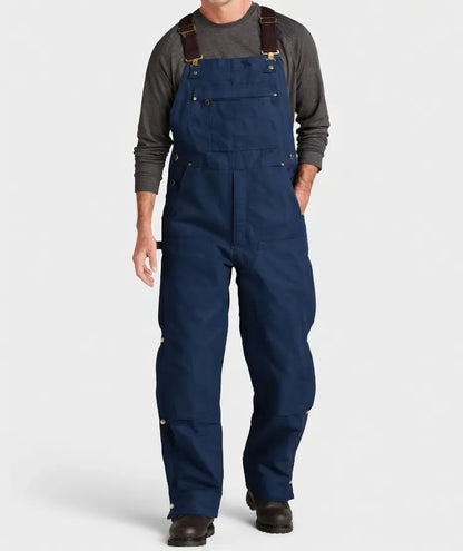 💥Last Day 50% SALE OFF 💥Promotion ! Men's Denim Bib Overalls, Workwear with Adjustable Straps and Convenient Tool Pockets