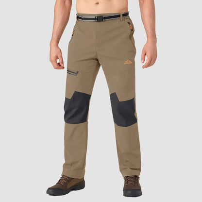 Men's Fleece-Lined Winter Ski Pants – Water-Resistant with 4 Zip Pockets