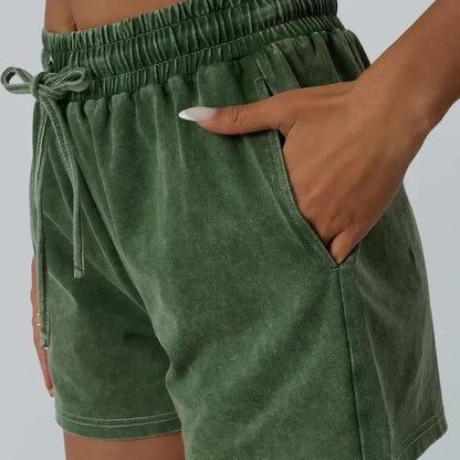 Women's Y2K Fade Craft Acid Wash 2-Piece Set