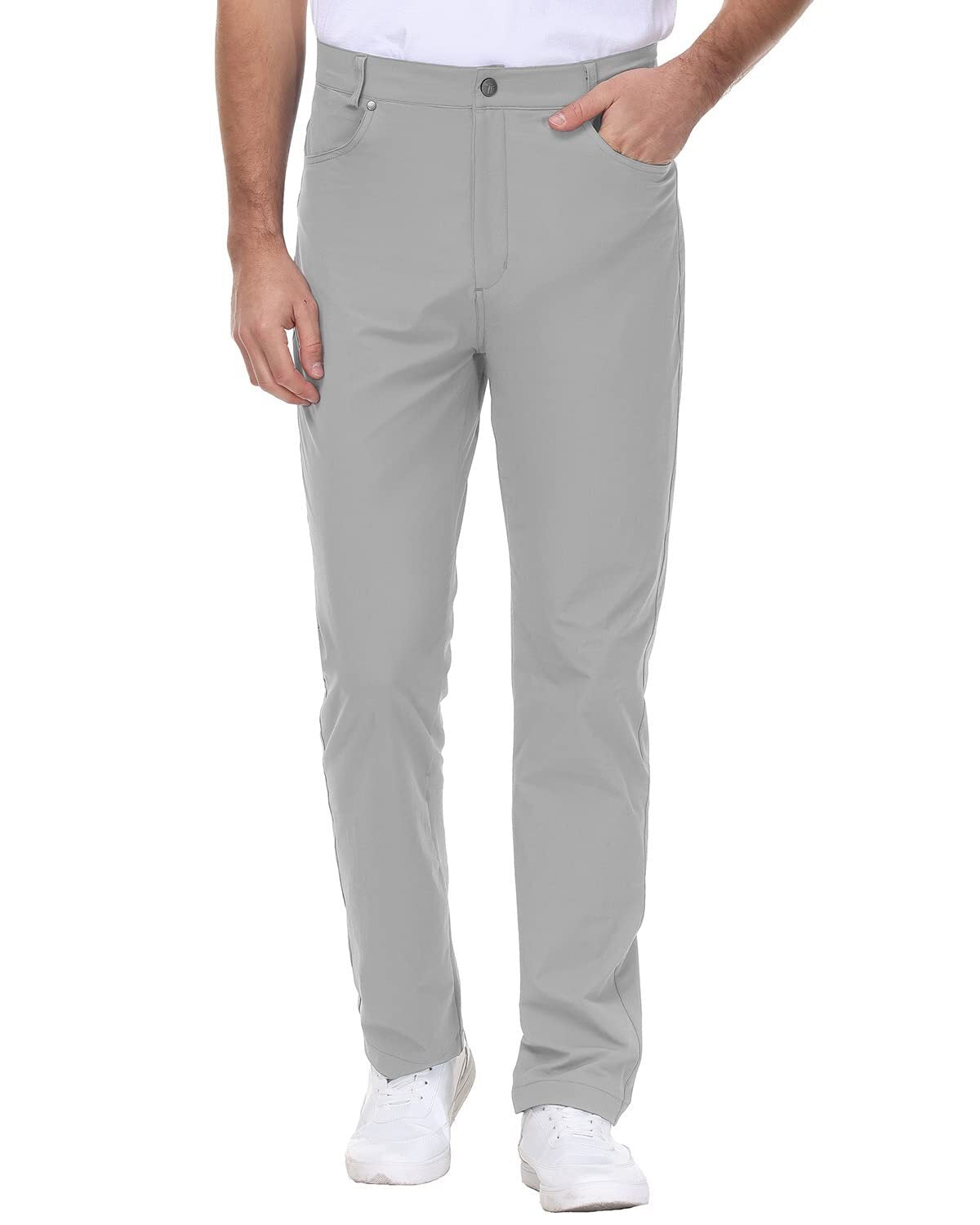 🔥PROMOTION LAST DAY🔥Men's Stretch Golf Pants Lightweight Quick Dry Work Casual Dress Pants 6 Pack