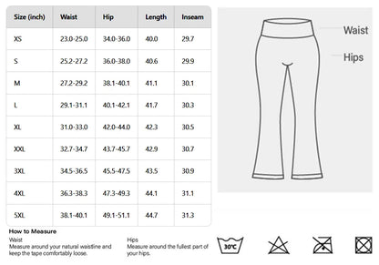 Women's athletic flare pants with hidden pockets