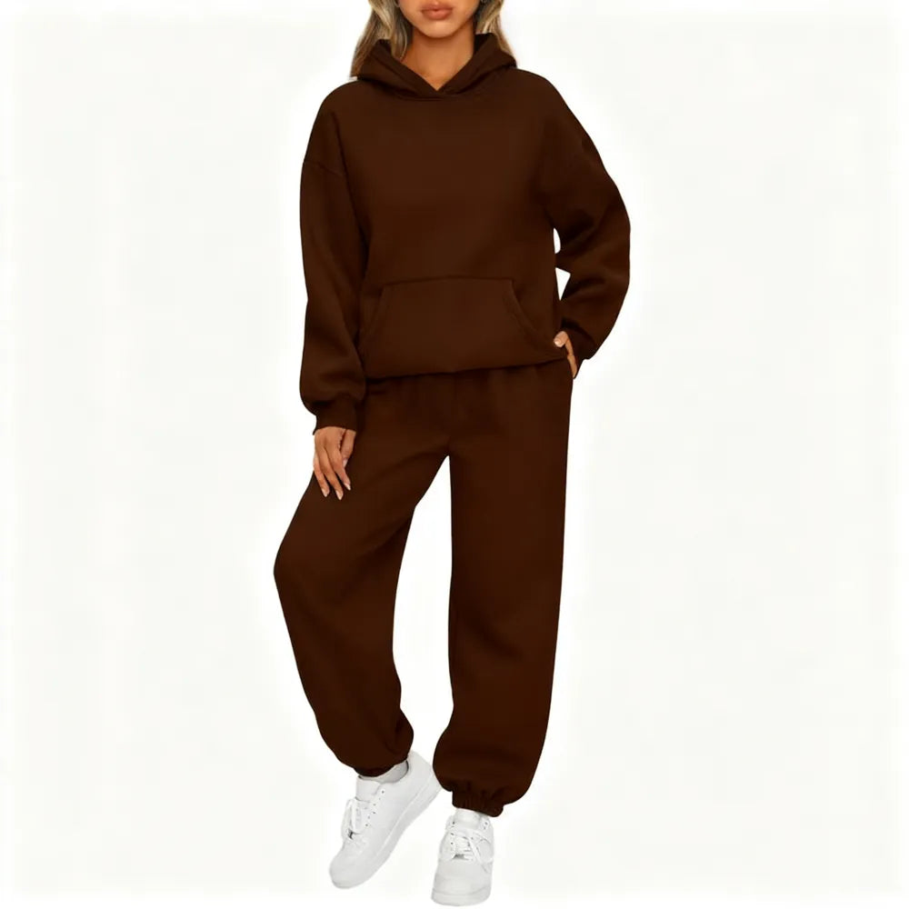 Womens 2 Piece Outfits Lounge Hoodie Sweatsuit