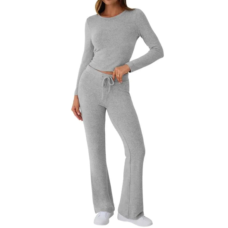 Women's Fall Casual Two-Piece Long-Sleeve Set