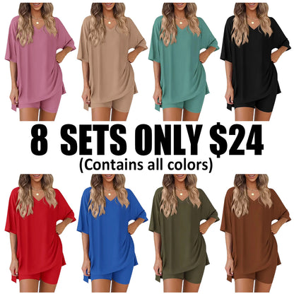 Women'S Summer Casual Loose Two-Piece Set