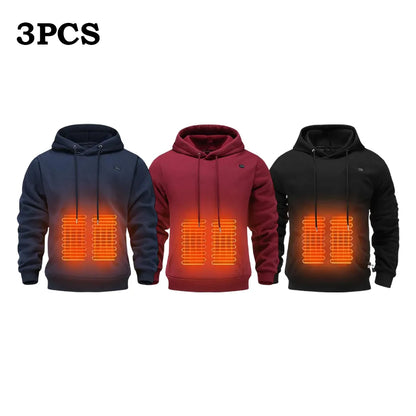 Men's Smart Heated Hoodie (Equipped with a Charging Battery)
