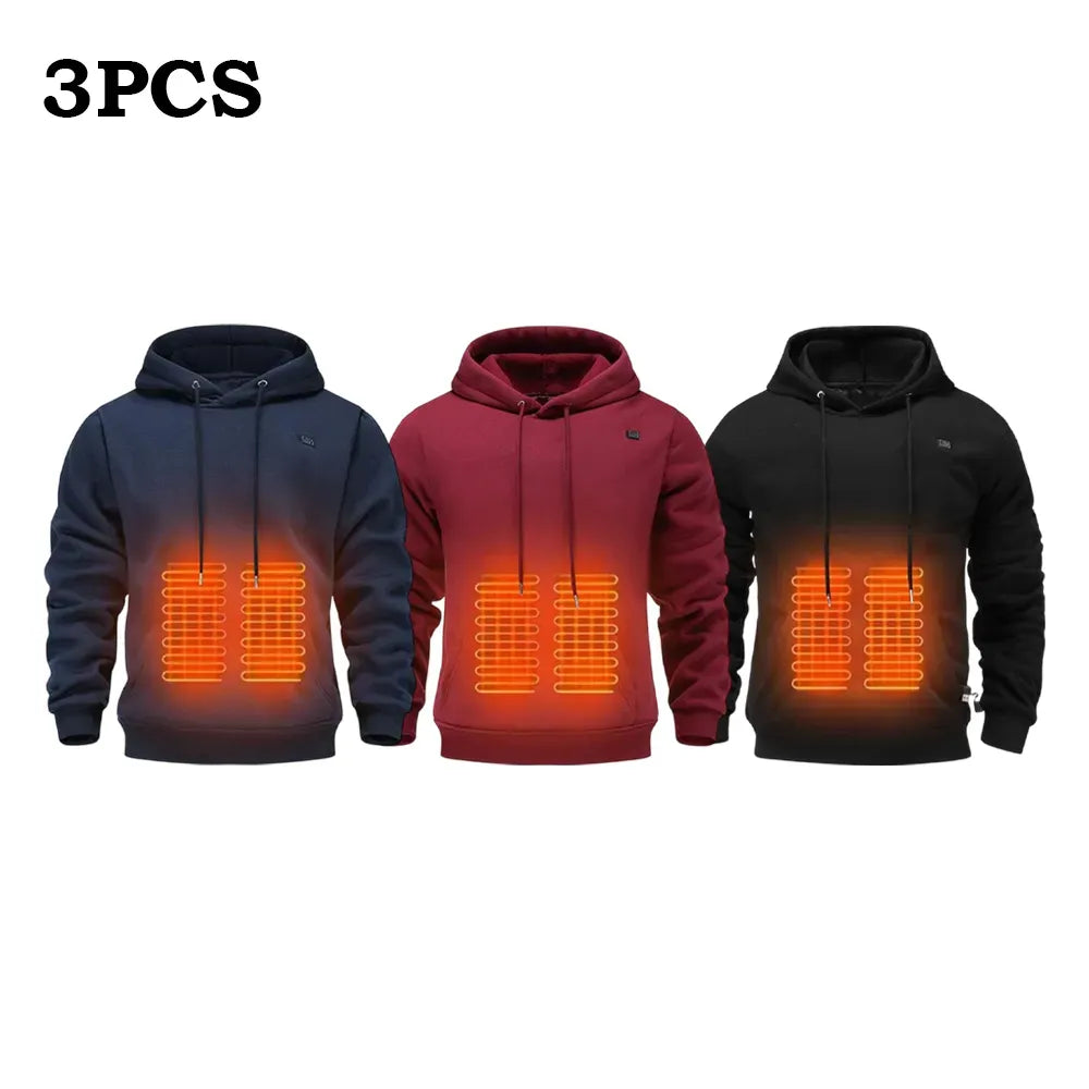 Men's Smart Heated Hoodie (Equipped with a Charging Battery)