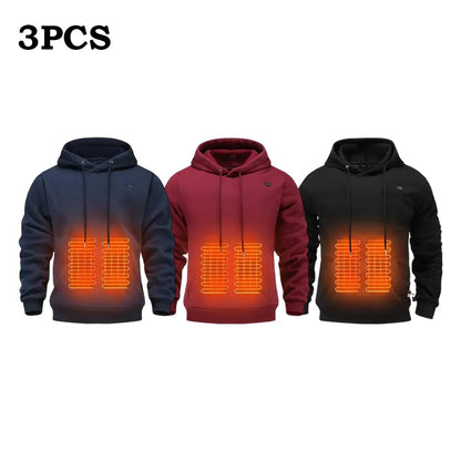 Men's Smart Heated Hoodie (Equipped with a Charging Battery)