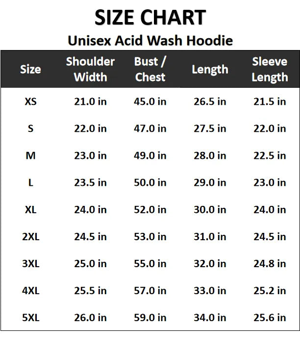 Women's Oversized Acid Wash Cotton Hoodie