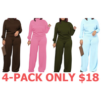 4-Pack (Brown,Pink,Army Green,Light Blue)