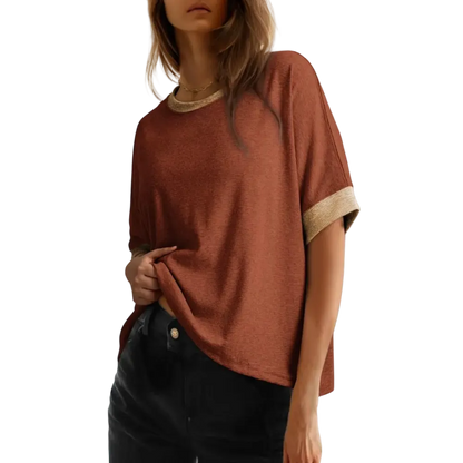 🔥Women'S Tops For Women 2026 Loose Oversized Basic Tee Comfortable Soft Fabric Flattering Fit