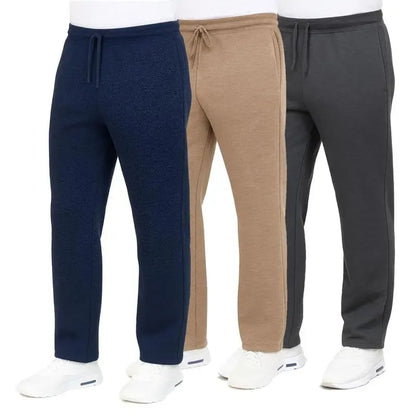 Men's Classic Heavyweight Fleece Sweatpants with Open Bottom