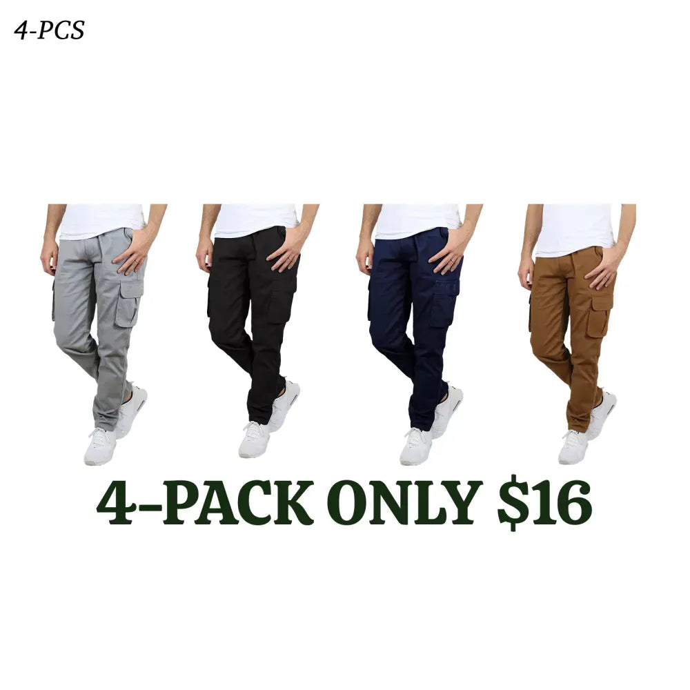 Men's Flex Stretch Cotton Cargo Pants