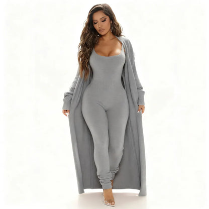 Cozy 2 Piece Ensemble Jumpsuit Sta