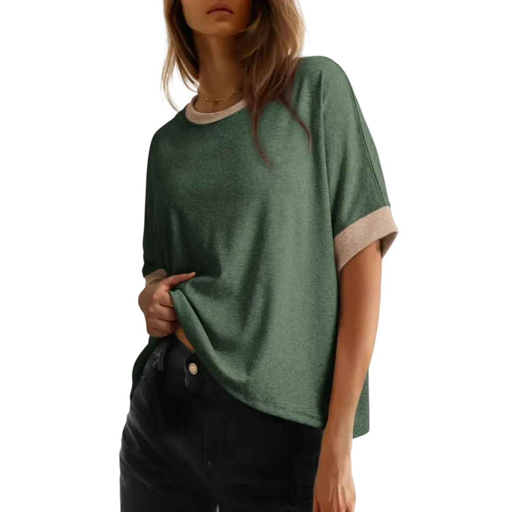 🔥Women'S Tops For Women 2026 Loose Oversized Basic Tee Comfortable Soft Fabric Flattering Fit
