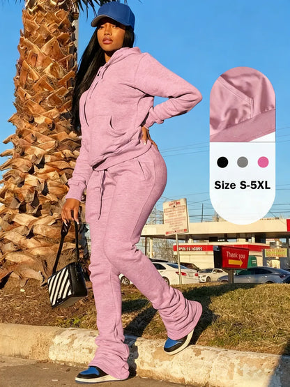 Womens Sweatshirt 2 Piece Pants Set