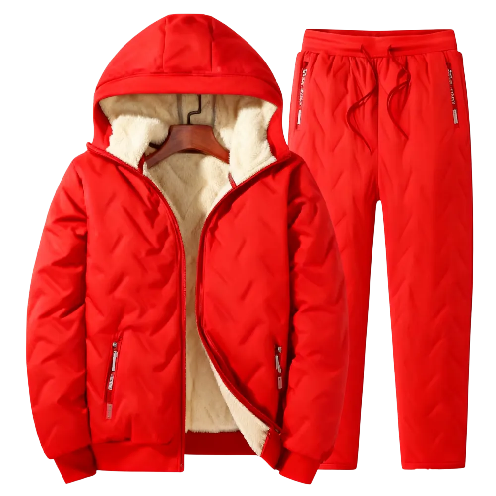 Men’s Autumn Winter Fleece Thickened Set