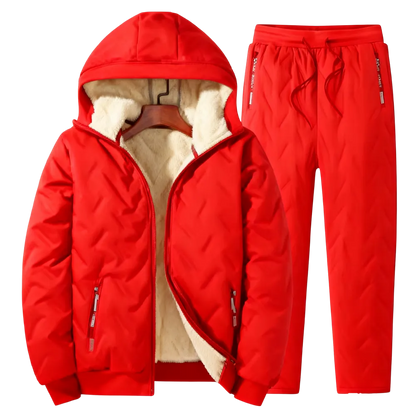 Men’s Autumn Winter Fleece Thickened Set