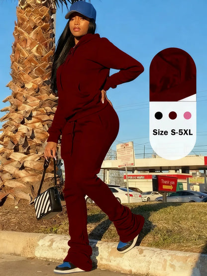 Womens Sweatshirt 2 Piece Pants Set