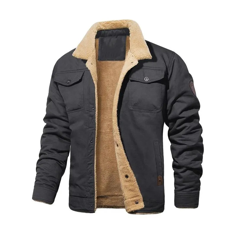 Men's Sherpa Lined Winter Trucker Jacket