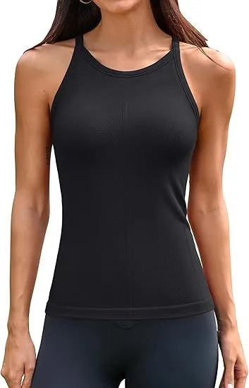 Women'S Sports Vest With Built-In Bra