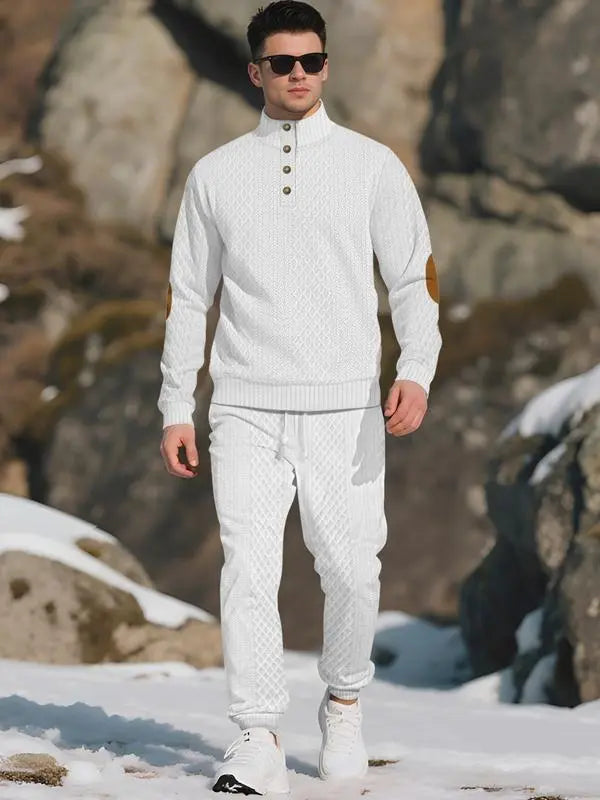 Men's knitted suit The