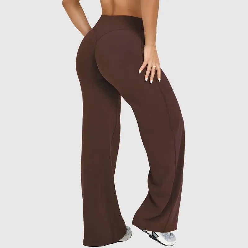 Straight Leg Bottoms Fitness Sportswear Gymwear Casual Pants